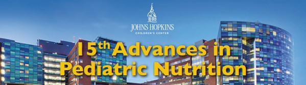 15th Advances in Pediatric Nutrition Banner